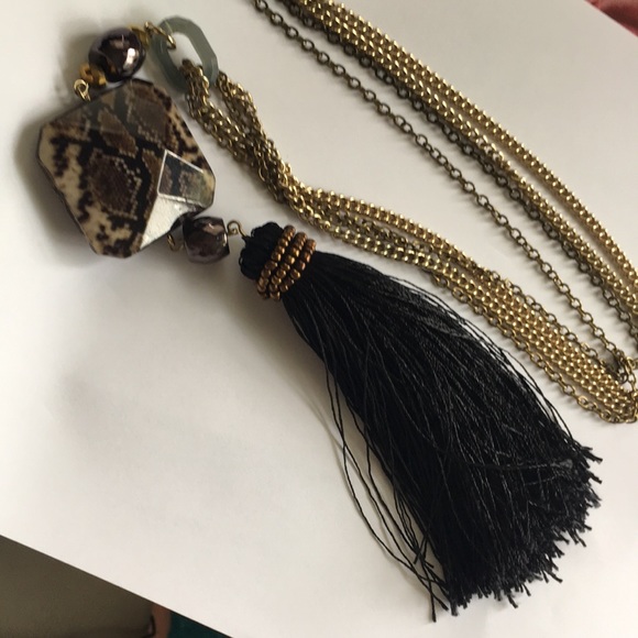 Boston Proper Tassel Necklace - Picture 3 of 5